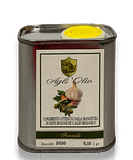 Olio extra Vergine di oliva e Aglio Lattina 100ml - Olio Fanciulli
