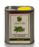 Olio extra Vergine di oliva e Basilico Lattina 100ml - Olio Fanciulli
